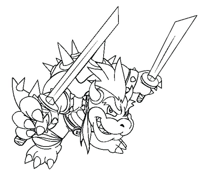 800x667 Dry Bowser Coloring Pages Coloring Pages Coloring Pages For Adults