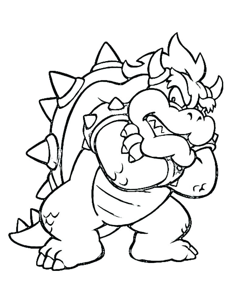 750x1000 Dry Bowser Coloring Pages Jr Coloring Page Coloring Pages Super Jr