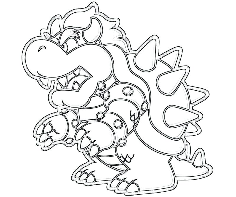 800x667 Dry Bowser Coloring Pages Jr Coloring Pages Coloring Pages