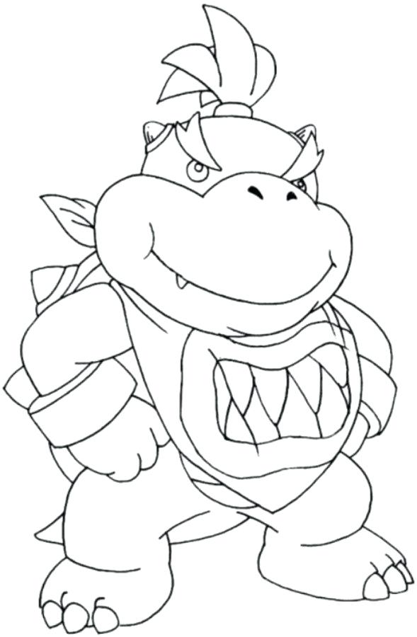 589x900 Bowser Coloring Page Impair.co