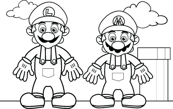 600x377 Bowser Coloring Pages Coloring Page Bros Coloring Pages And