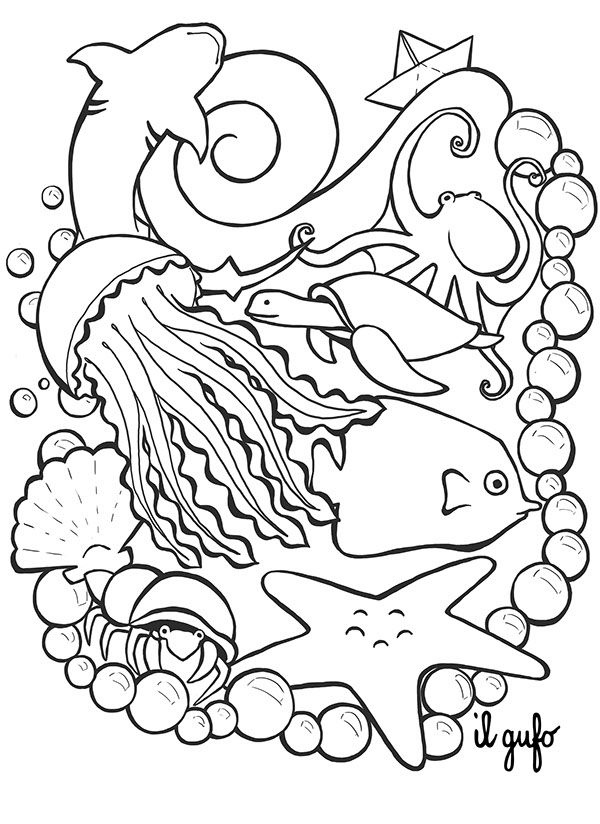 600x824 Illustration For Il Gufo Store Opening In Dubai Adult Coloring