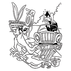 230x230 Top 10 Daffy Duck Coloring Pages For Kids