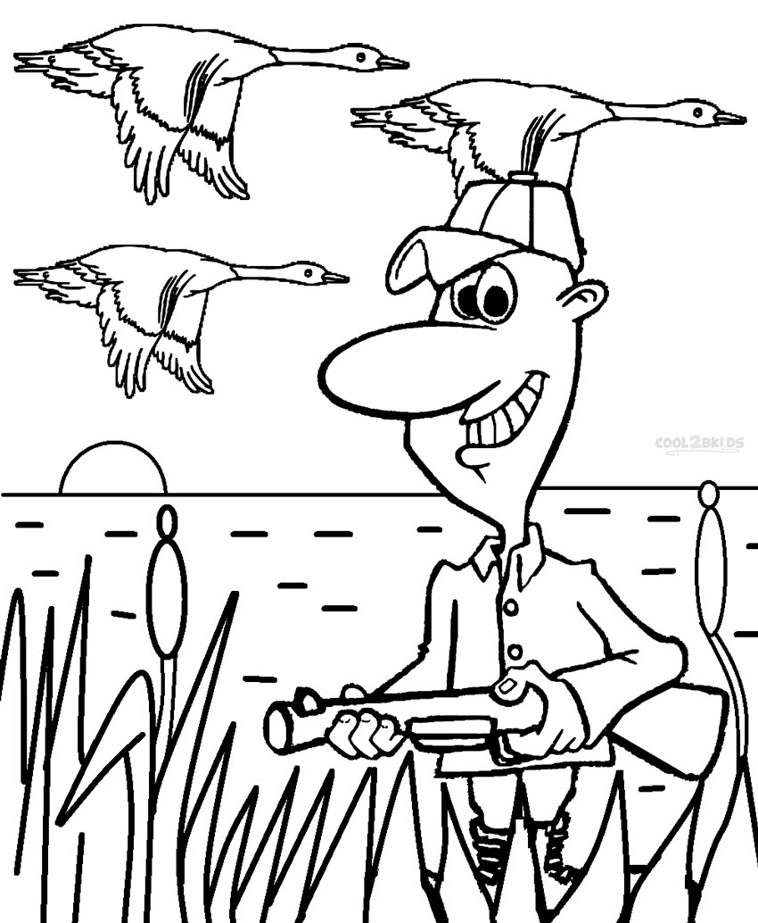850x1034 Printable Hunting Coloring Pages For Kids Cool2bkids