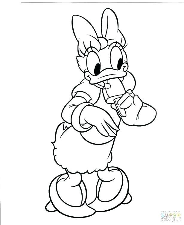 615x752 Duckling Coloring Page Impair.co
