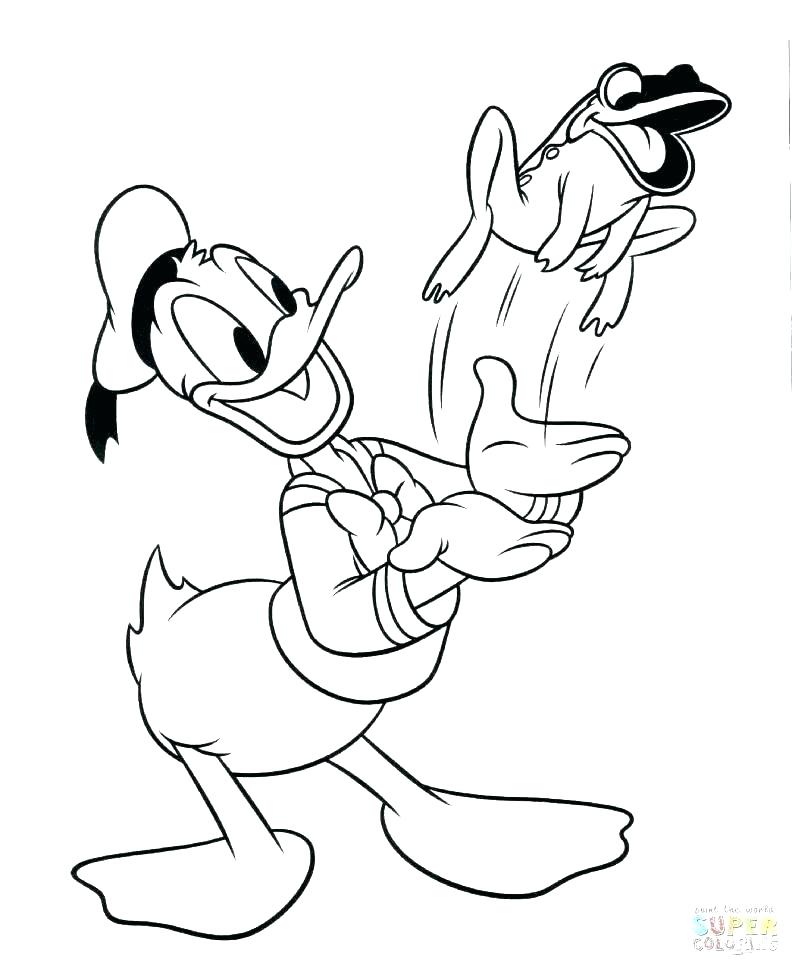 792x968 Coloring Page Of A Duck Coloring Pages Ducks In A Pond Coloring