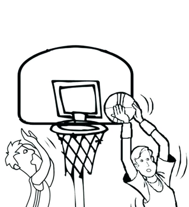 618x676 Basketball Pictures To Color Click The Basket Ball Basketball