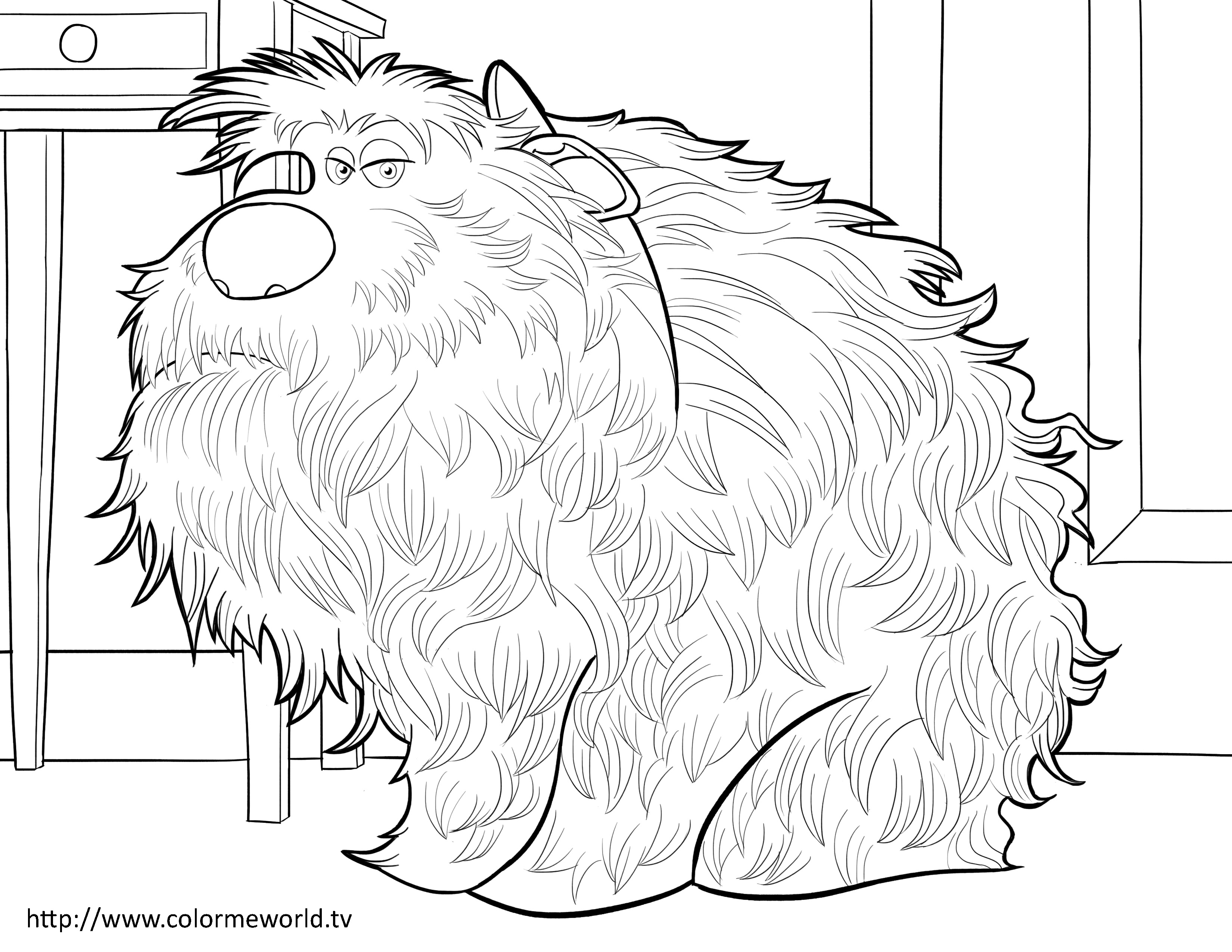 3300x2550 Duke Pdf Printable Coloring Page