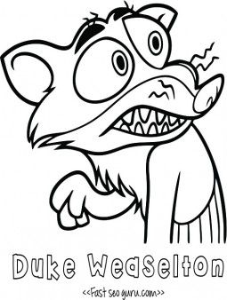 255x338 Printable Duke Weaselton