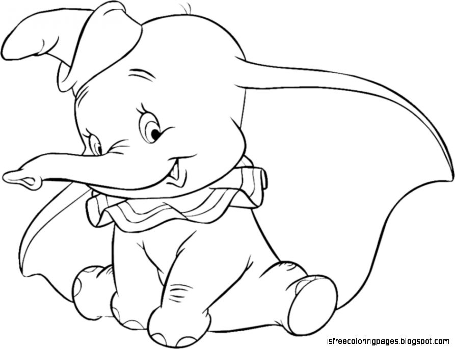 893x685 Dumbo Coloring Pages Free Coloring Pages
