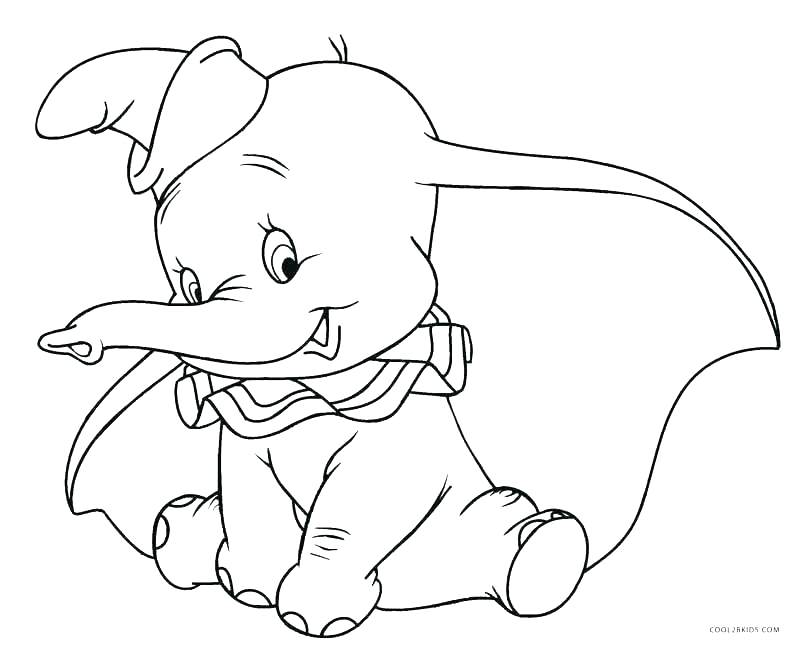 800x649 Dumbo Coloring Pages Complete Dumbo Coloring Pages Print Page