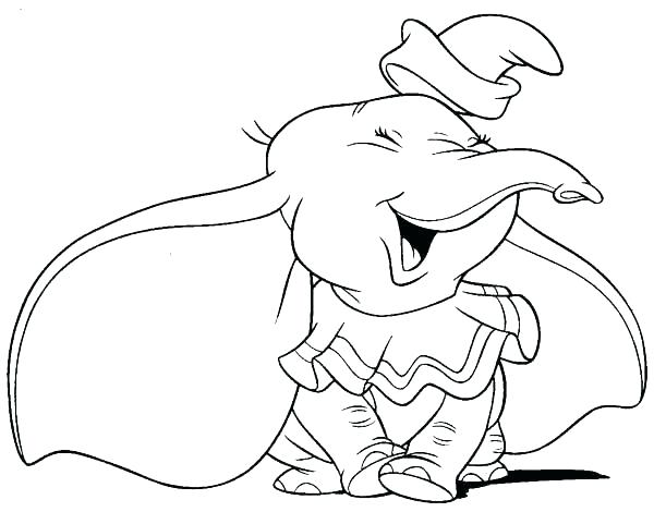 600x470 Dumbo Colouring Book Dumbo Coloring Pages Baby Dumbo Coloring