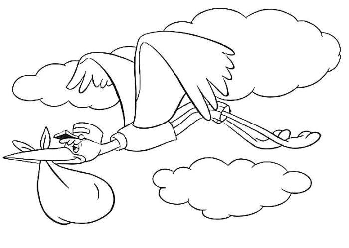 700x498 The Bird Friends Of Dumbo Coloring Pages