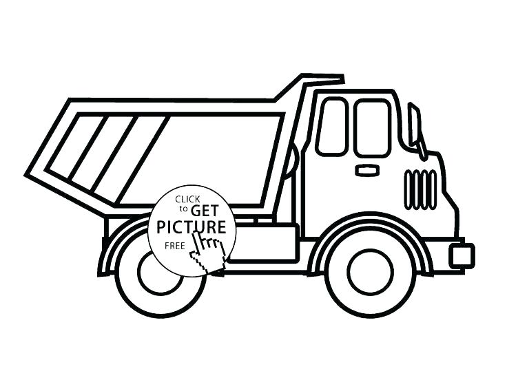 736x552 Dump Truck Coloring Page Printable Truck Coloring Pages Monster