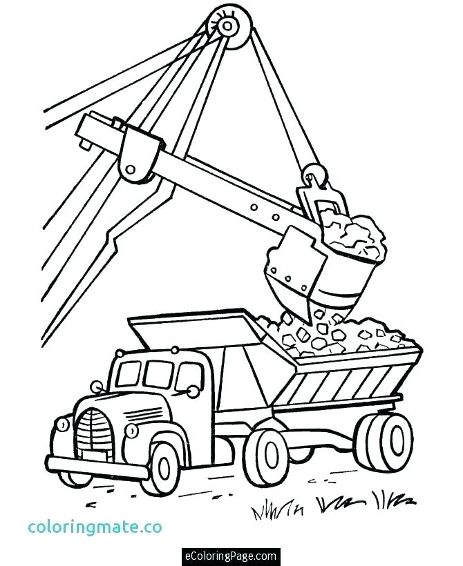 670x820 Dump Truck Coloring Pages Peterbilt Dump Truck Coloring Pages