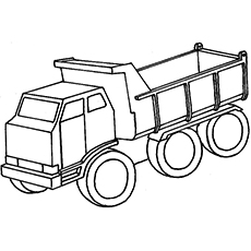 230x230 Top 10 Free Printable Dump Truck Coloring Pages Online