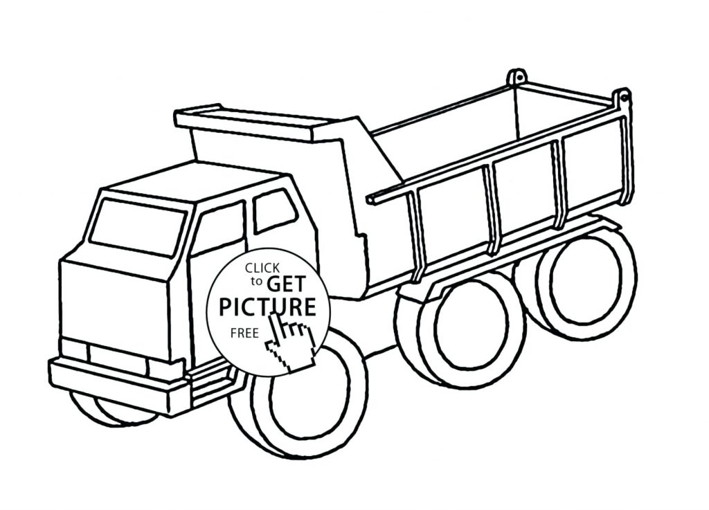 1024x737 Coloring Page ~ Dump Truck Coloring Page In Construction Pages