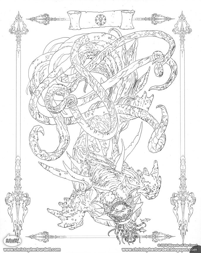 686x864 Dungeons And Dragons Coloring Book