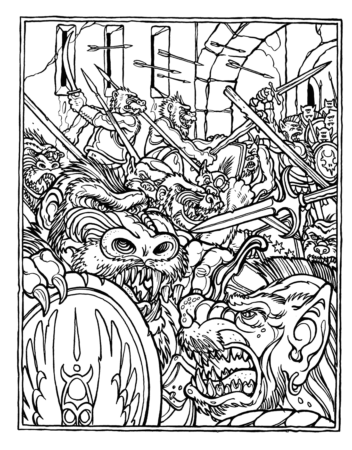 1451x1855 Monster Brains The Official Advanced Dungeons And Dragons