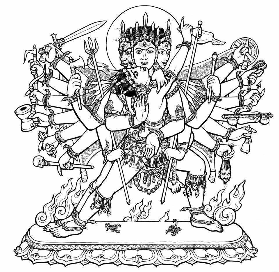 960x935 Shocking Hindu Mythology Gods And Goddesses U Printable Coloring