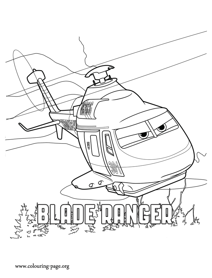 Dusty Coloring Pages