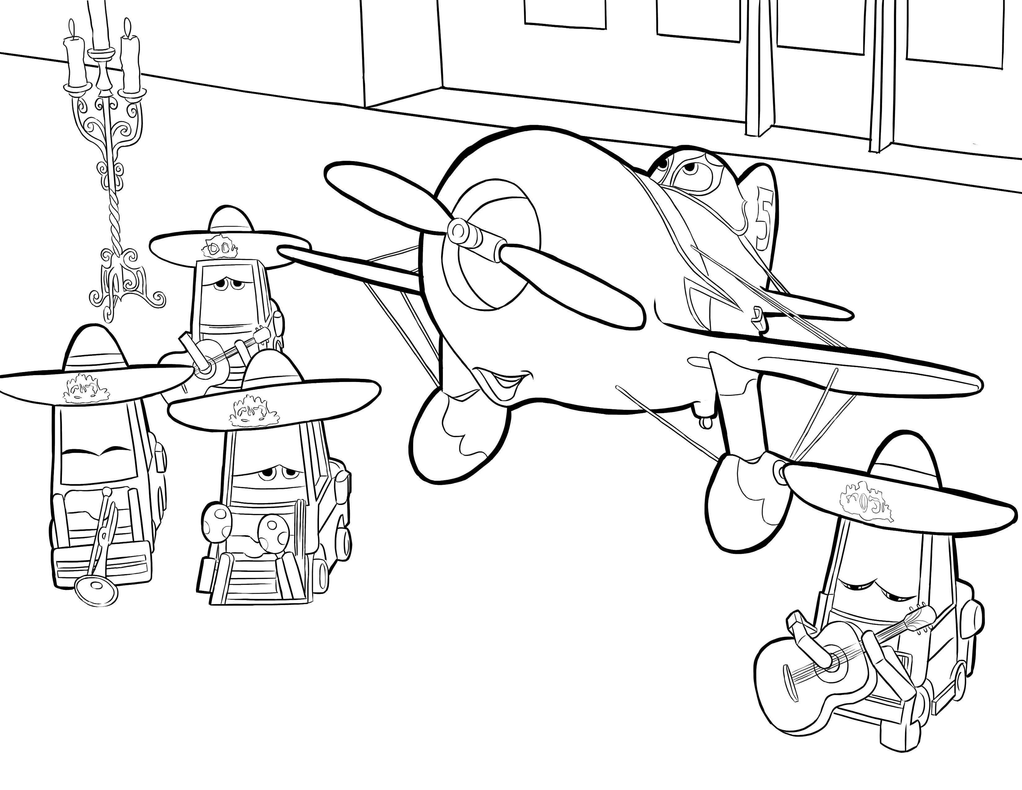 3300x2550 Dusty Crophopper Coloring Pages