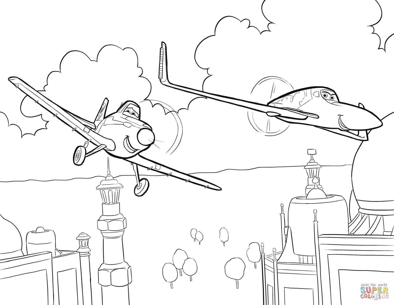 1619x1251 Dusty Flies With Ishani Coloring Page At Disney Planes Coloring