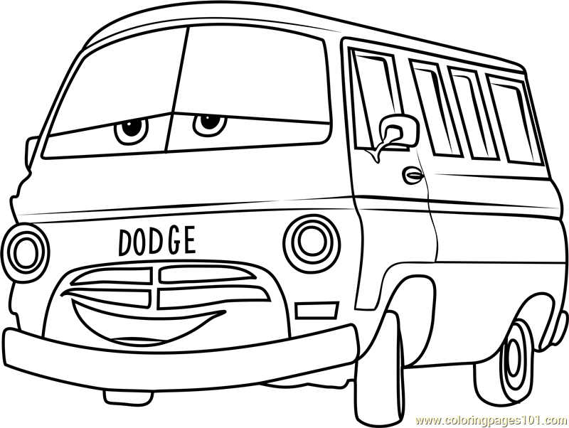800x602 Dusty Rust Eze From Cars 3 Coloring Page