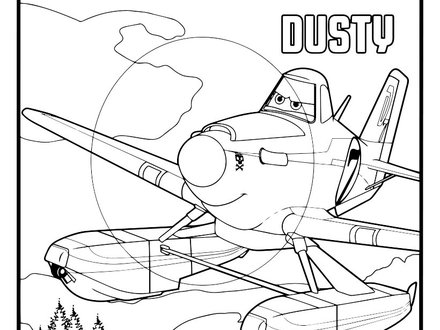 Dusty Crophopper Coloring Pages