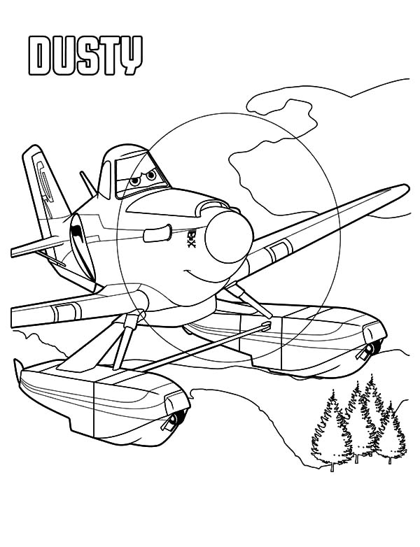 600x782 Dusty Crophopper Coloring Pages
