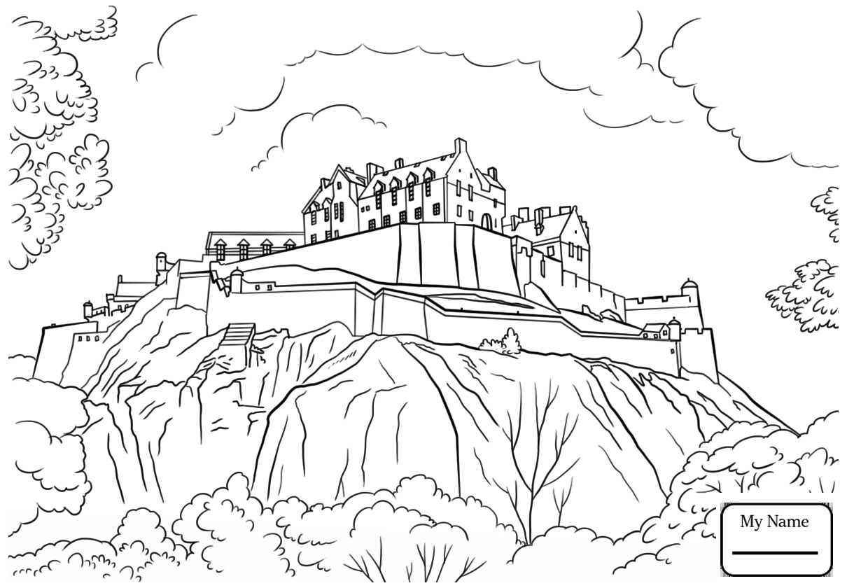 1210x840 Windmill Coloring Page