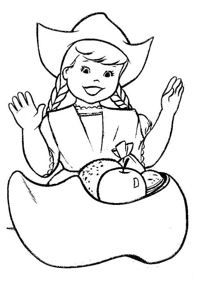 655x971 Christmas Eve In Holland Netherland Coloring Page