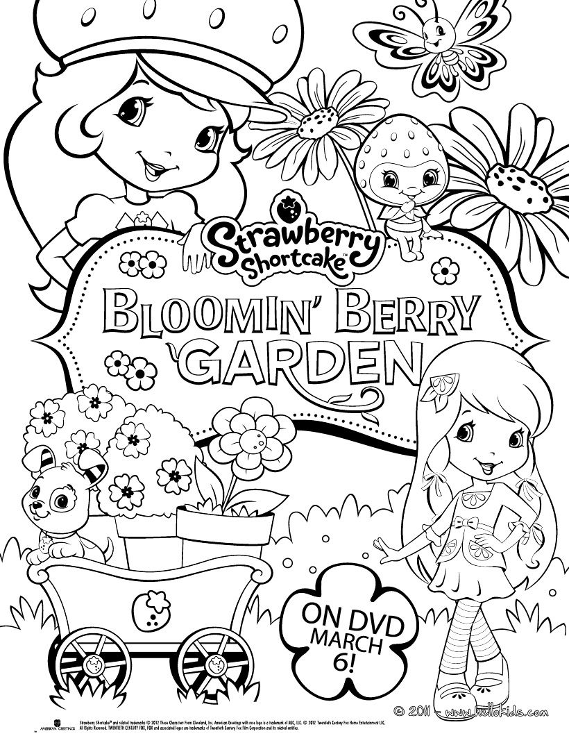 820x1060 Strawberry Shortcake New Dvd Coloring Page Coloring Pages