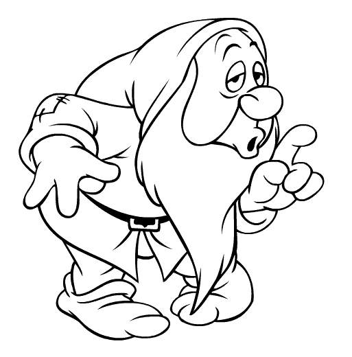 513x520 Coloring Pages Of Dwarfs Coloring Pages