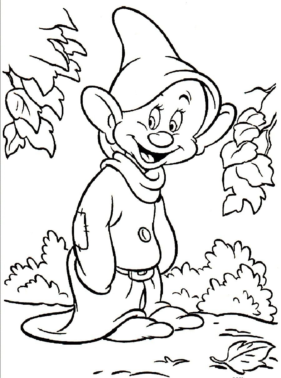 900x1212 Dopey Dwarf Coloring Pages Coloring Pages Dopey