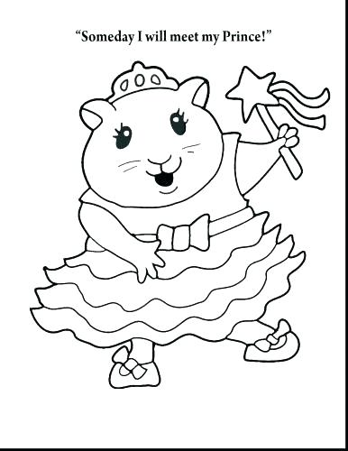 386x500 Hamster Coloring Pages Dwarf Hamster Coloring Page Dwarf Hamster