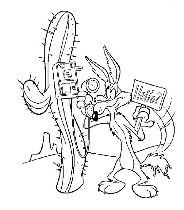 600x685 Coyote Coloring Pages Related Post Wile E Coyote Coloring Pages