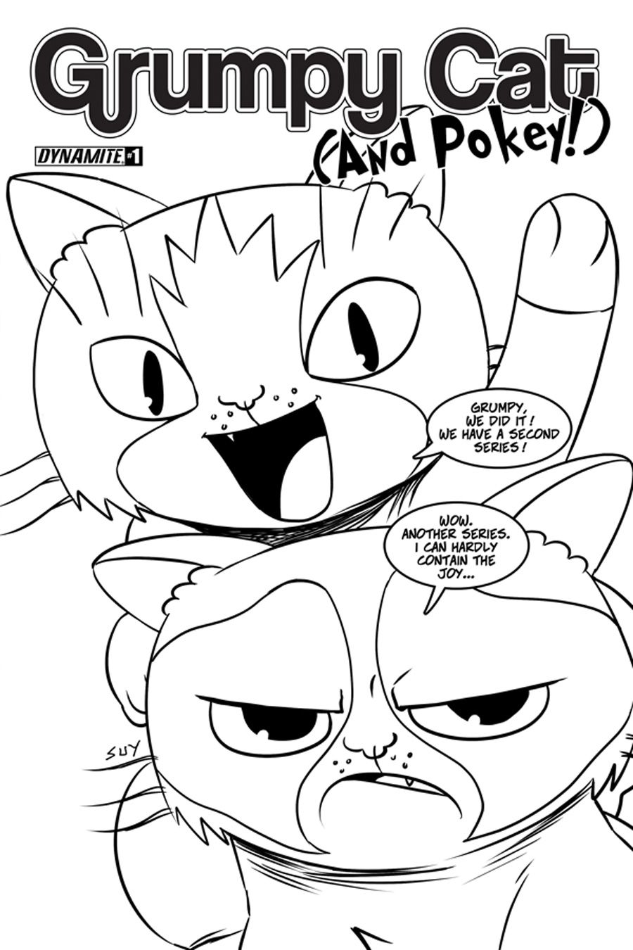 900x1350 Appealing Dynamite Reveals Grumpy Cat Coloring Book Cover Bleeding