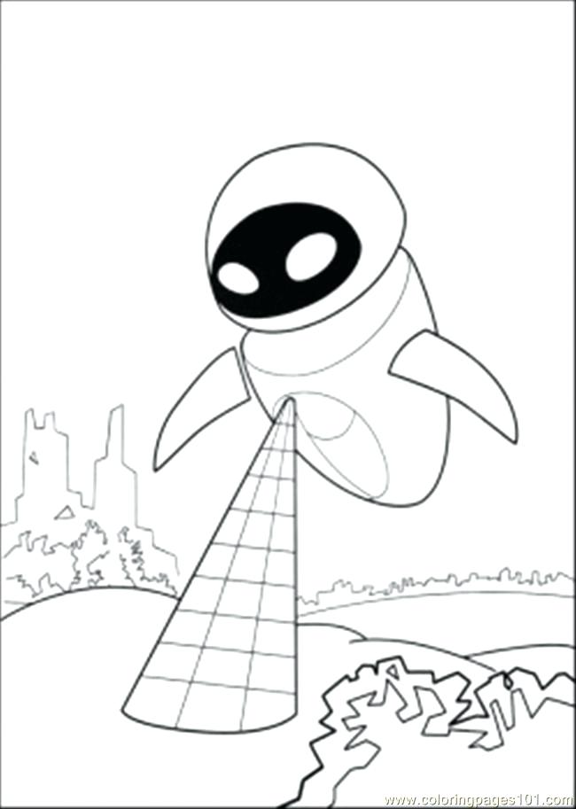 650x913 Wall E Coloring Page Searches For The Plant Coloring Page Nehemiah