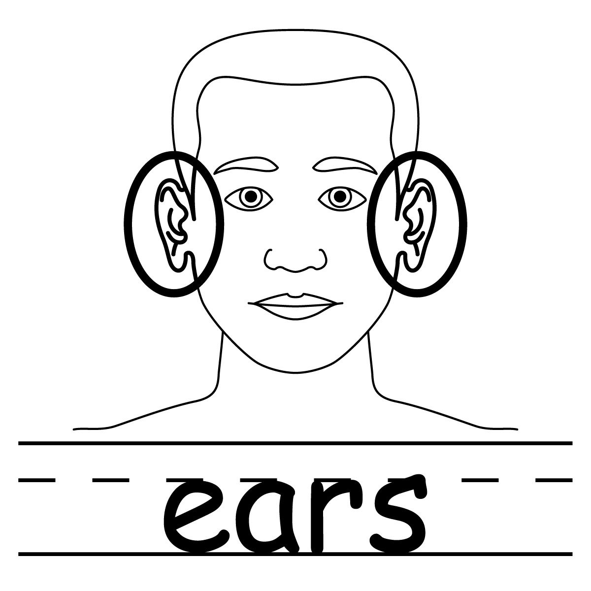 1200x1200 Ear Of Corn Coloring Pages Bunny Ears For Page