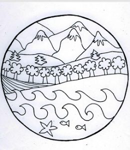 261x300 Spectacular Design Printable Earth Day Coloring Pages Happy Kids