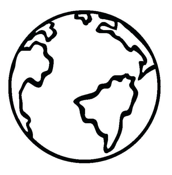 600x612 Planet Earth Coloring Pages Coloring Page Of The Earth Coloring