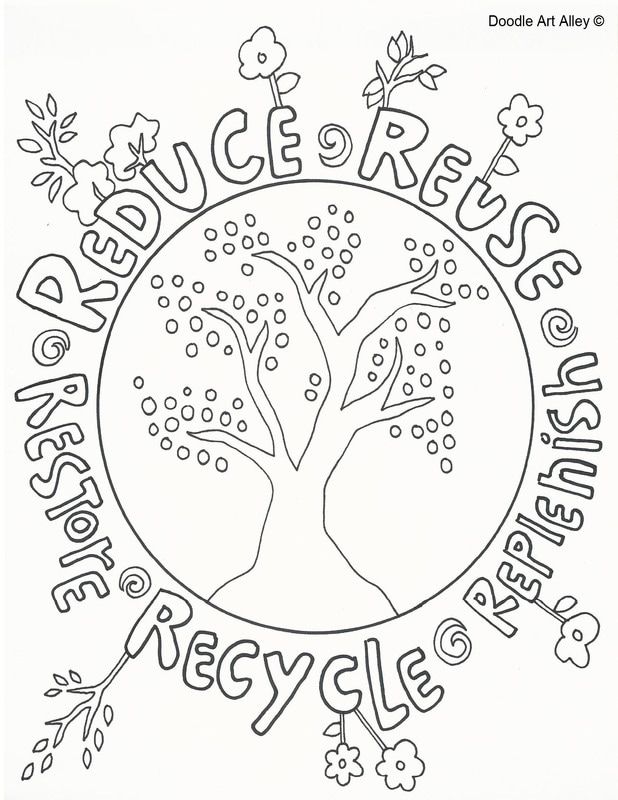 618x800 Earth Day Coloring Pages From Doodle Art Alley. Print And Enjoy