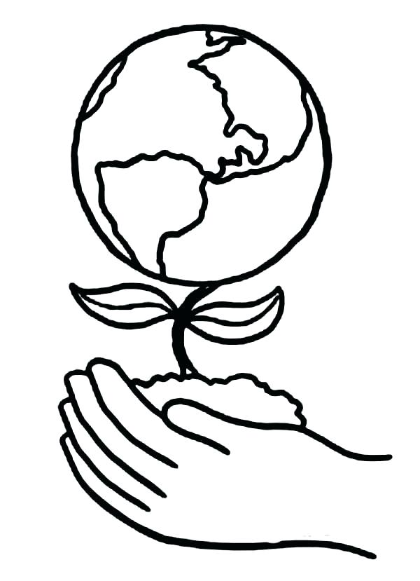 600x829 Earth Day Color Sheets