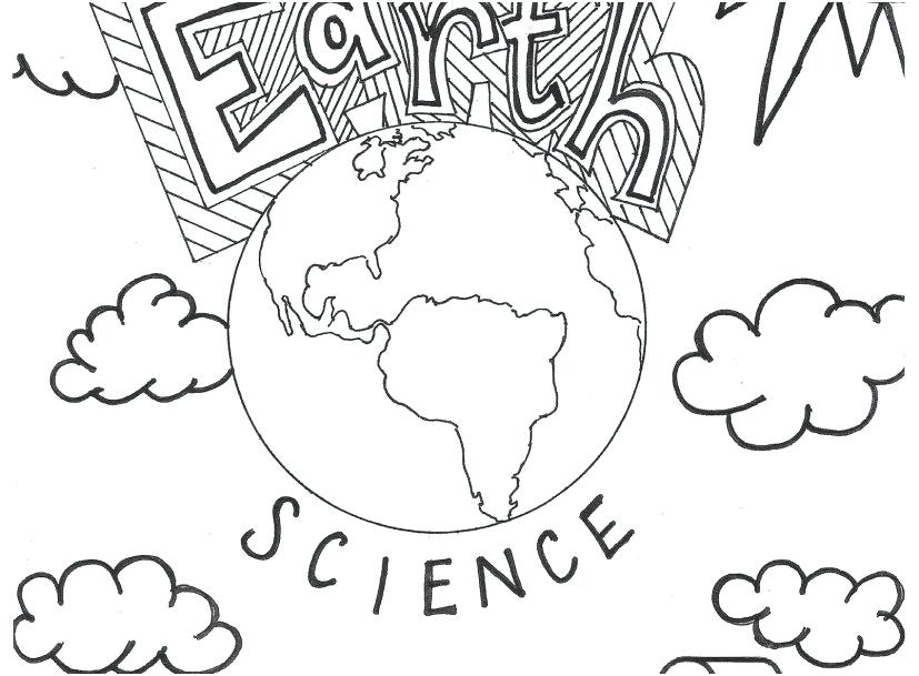 827x609 Science Coloring Pages Middle School