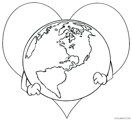 554x507 Earth Color Page Planet Earth Coloring Page Earth Coloring Pages