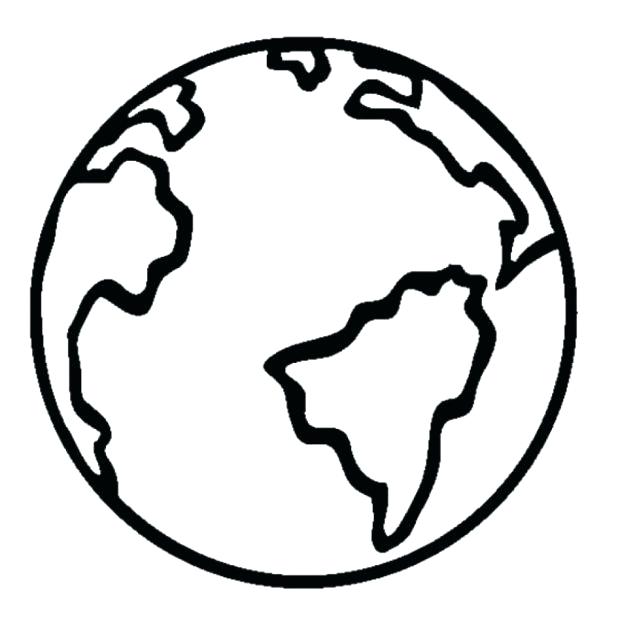 618x631 Earth To Color Practical Printable Pictures Of Earth Picture