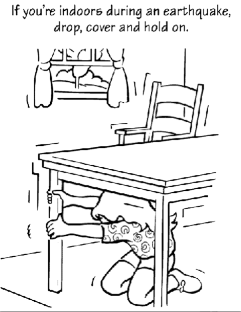 470x610 Earthquake Coloring Pages