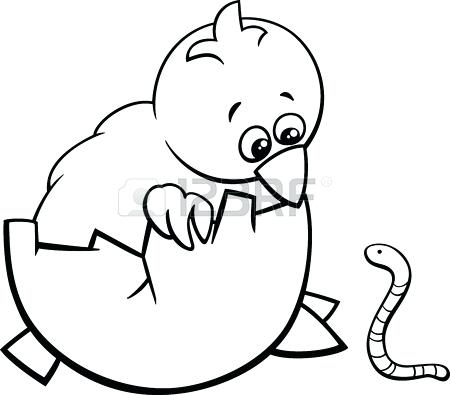 450x395 Earthworm Seeking Food Coloring Pages Batch Coloring Earthworm