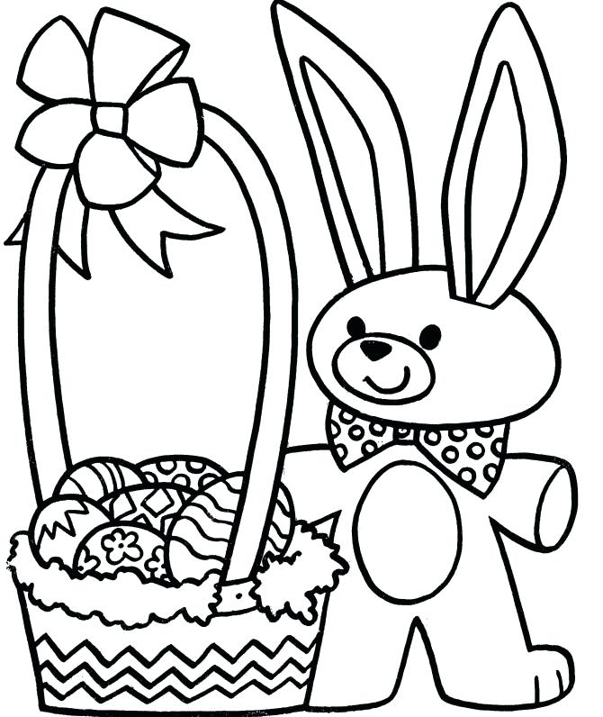 670x796 Easter Basket Coloring Pages To Print Basket Coloring Pages